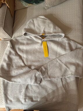 Light Gray Pullover Hoodie with Tag